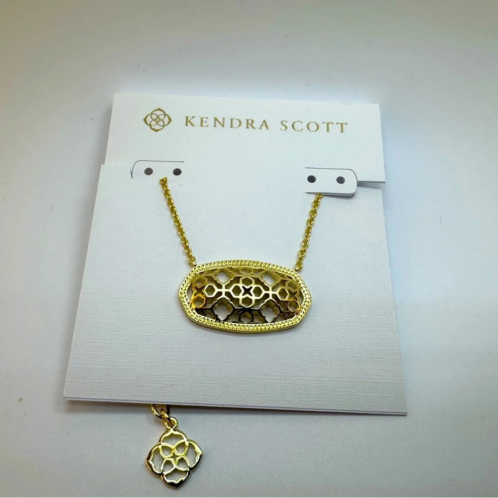 Kendra Scott Necklace Dolly Parton x Kendra Scott Dollie Necklace in Gold NWT - Picture 1 of 7